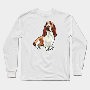 Basset Hound Dog Long Sleeve T-Shirt